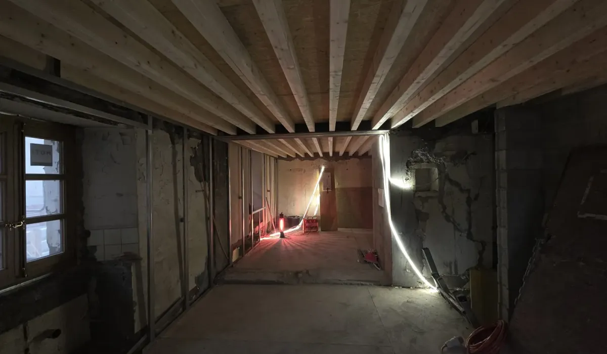 Rénovation d'une vieille bâtisse à Perly
