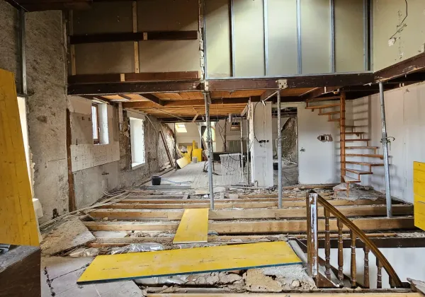 Rénovation structurelle de l'Auberge de la Couronne à Mies — photo 6